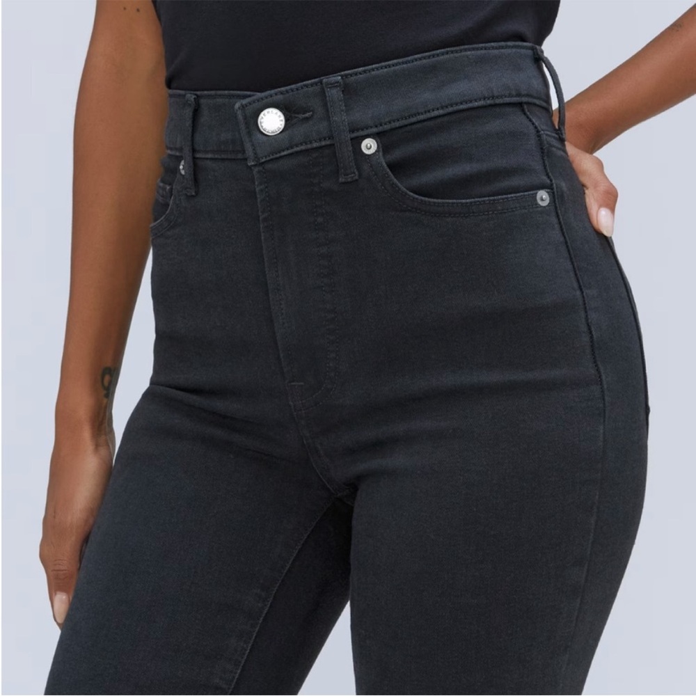 Everlane Women's Way High Rise Skinny Black Jeans 31 Regular